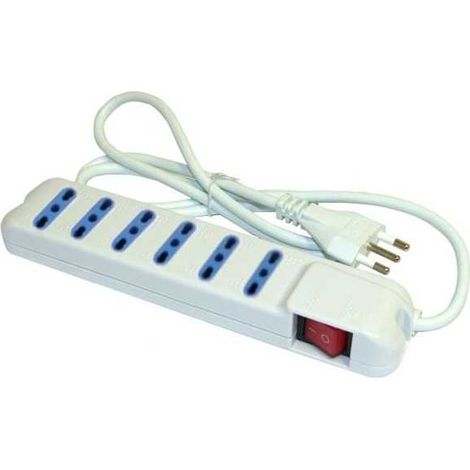 Enchufe múltiple 6X2Puntos Int Syntesy 00338