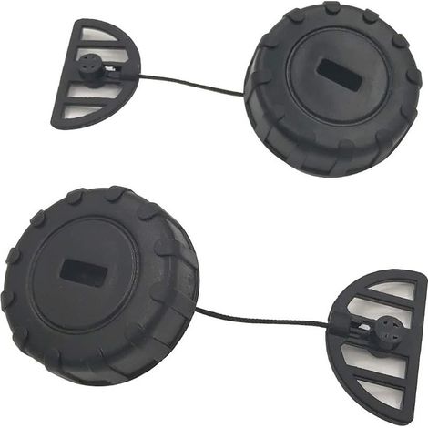 Bouchon réservoir huile pour tronçonneuse Stihl, pièce de rechange compatible avec modèles 017 018 MS170 MS180, référence 0000 350 0526, lot de 2 (1/5)