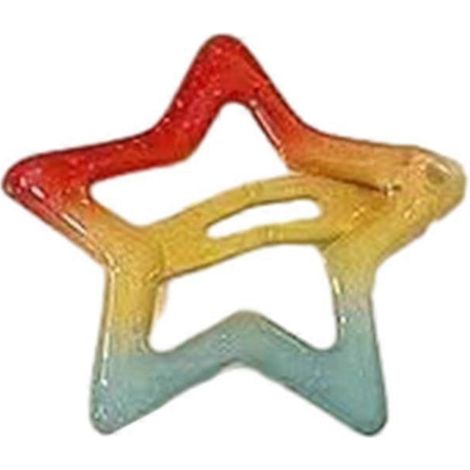 Pince à cheveux en métal en forme d'étoile à cinq branches, barrette pour fille, pince à cheveux pour enfant (1/5)