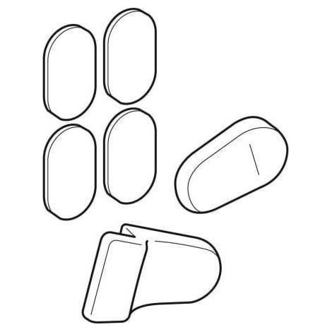 GE Set Puffer für WC-Deckel Renova Comfort (1/2)