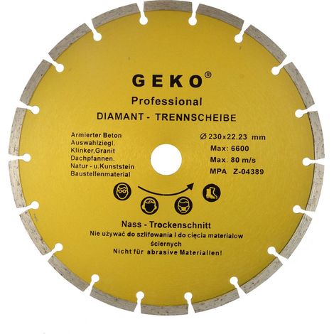 Disque segmenté Diam. 230 mm.geko profi(25) (1/2)