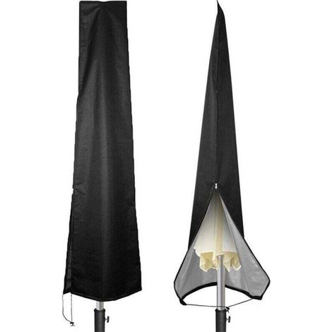 Housse parasol extérieur imperméable anti-UV oxford, pour jardin et terrasse