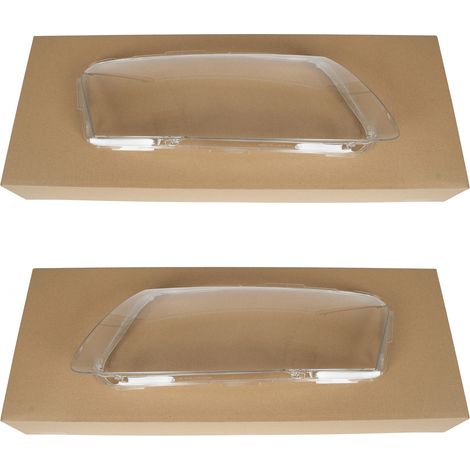 Juego de 2 cristales (lentes) para faros delanteros Audi A6 C6 04-11, izquierdo y derecho. (1/2)