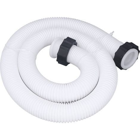 Flexible de rechange pour pompe à piscine et tuyau de rechange piscine hors-sol Ø1.5 pouces blanc (1/5)