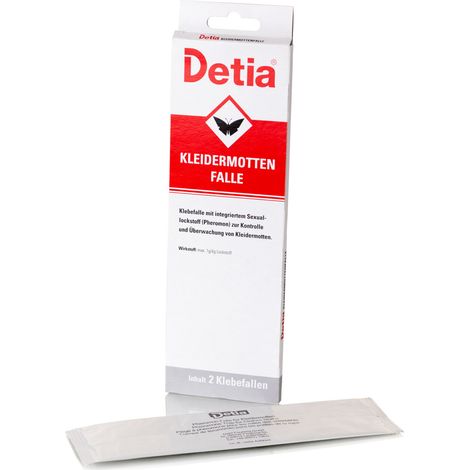 Detia Kleidermottenfalle, 2 Fallen