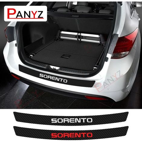 (Blanc) Protections de pare-chocs arrière,de seuil et de pédales pour Kia Sorento - Autocollants de protection pour moteur et coffre - Accessoires de tuning automobile (1/3)