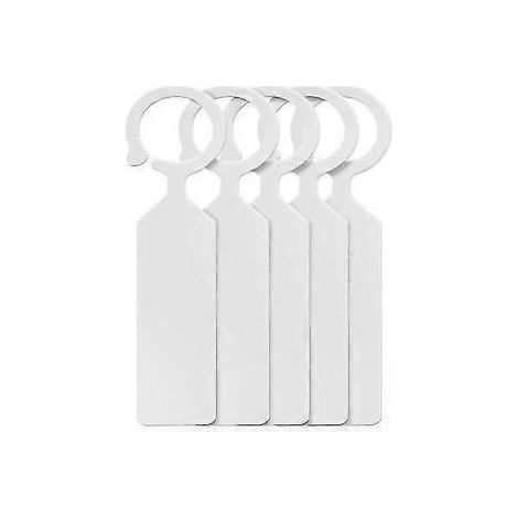 2024 Tuteurs pour plantes en plastique jaune (100 pièces), étiquettes à suspendre pour plantes, étiquettes jaunes à brancher (1/4)