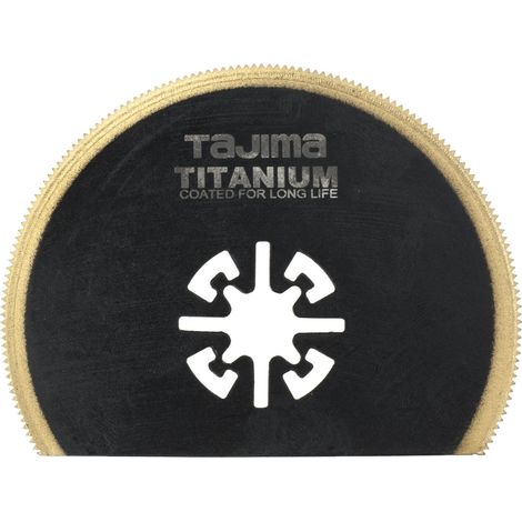 Tajima Sägeblatt 80 mm Multimaster/Universalaufnahme HSS Titan für Holz & Metall