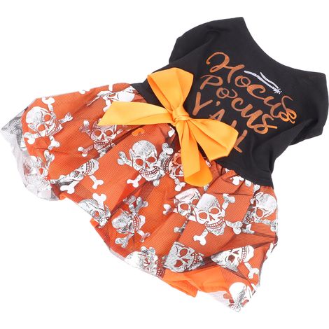 Déguisement d'Halloween pour chien, nœud papillon mignon, motif estampé à chaud, costume d'Halloween pour animal de compagnie, idéal pour les fêtes et les photos quotidiennes. (1/5)