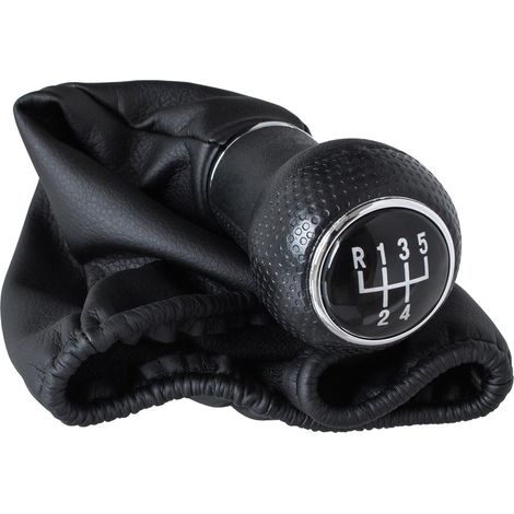 Pomello del cambio NERO VW Polo III 94-01 + GUARNIZIONE 5 MARCE