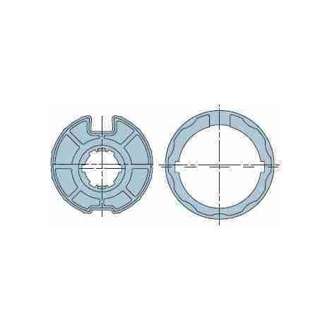 Nice 516.17800 - Rad und Kranz für Ogive piatta 78x(0,8÷1,1)