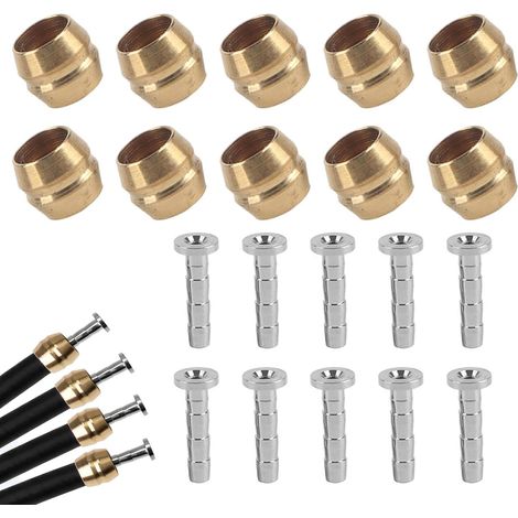 KIMHOME, lot de 10 disques de frein BH90 avec olive et goupille, raccords pour flexibles de frein hydrauliques (1/5)