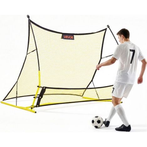 Red de Rebote para Fútbol 1700 x 1500 mm, Portería de Fútbol, Postes de Fibra de Vidrio y Tubo de Hierro para Control Individual y en Equipo, Práctica de Pases, para Adolescentes y Adultos (1/5)