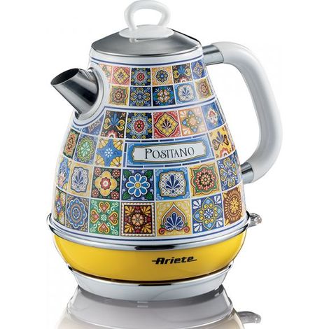 Ariete 2869 Bollitore Positano, Bollitore Elettrico, 1,7L, Infusi, the, tisane, Base cordless, Autospegnimento (1/5)