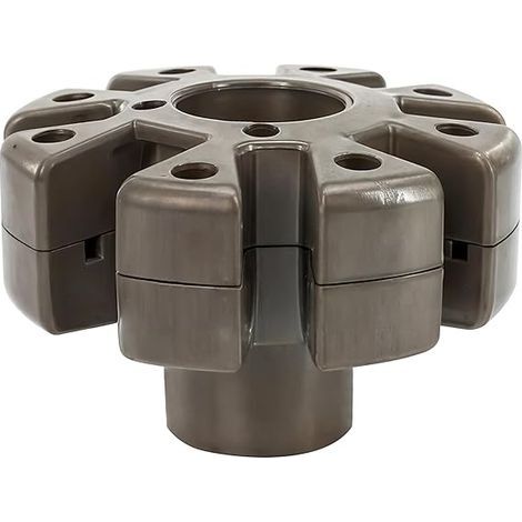 Accessoire pour parasol – Plateau de réparation 12 cm – Ouverture 4 cm – Compatible parasols latéraux et à colonne centrale – Installation rapide (1/5)