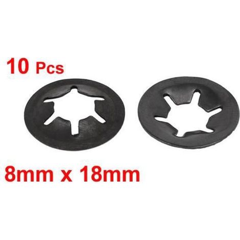 8mm x 18mm dent interne étoile verrouillage étoile Serrure rondelles blocage 10PCS (1/4)