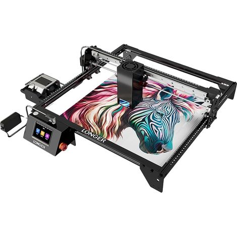Graveur Laser, Gravure Haute Vitesse, Compatibilité Matériaux Polyvalente, RAY5 PLUS LONG 40W, UE (1/5)