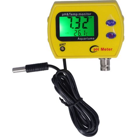 Hochpräzises Mini-pH-Meter, Säuremessgerät, Wasserqualitätstester mit austauschbarer Sonde für Aquarien und Fischbecken, EU-Stecker 220 V (1/5)