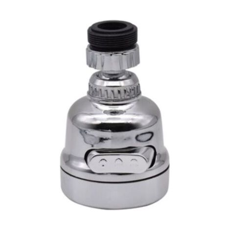 Aeratore per rubinetto da cucina - Aeratore universale per rubinetto da cucina con rotazione a 360° - Risparmio idrico - Con 2 modalità di flusso - Getto/goccia potente - Installazione (1/5)
