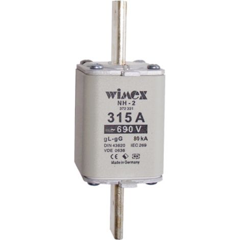 Fusibile NH 2, intervento ritardato, 690V 160A, impiego gG - Wimex 5512160 (1/2)