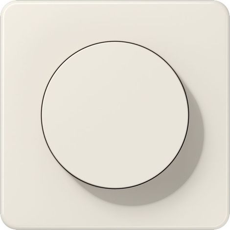 Jung Abdeckung mit Drehknopf 1fach, Duroplast, Serie CD, weiß CD 1740 (1/2)