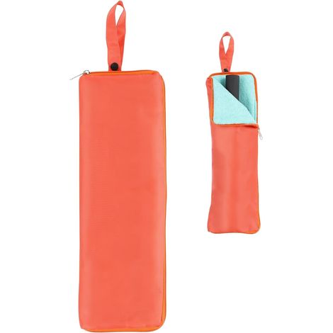 Housse pour Parapluies Mouillés, 11 X 5 Pouce Tissu Oxford Imperméable Housse Reversible pour Parapluies Pochette Portable Étui Imperméable pour Parapluies Pliants Voyage, Orange (1/5)