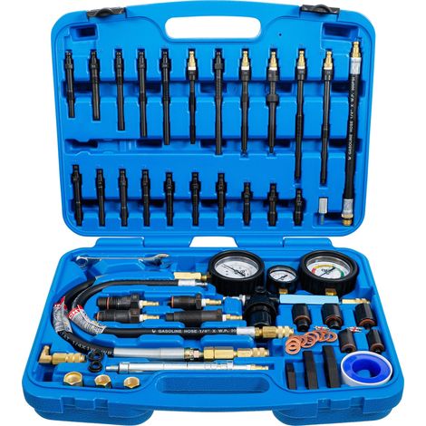 BGS Kit test compressione e perdita di pressione per motori benzina e diesel - 8401. (1/4)