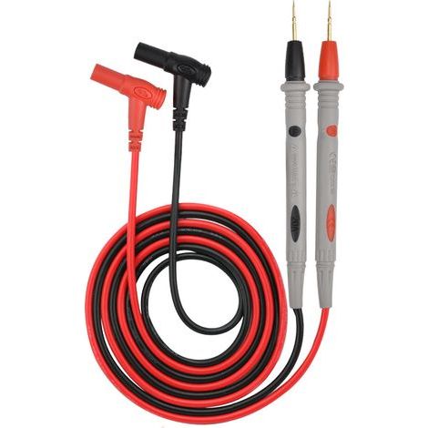 1 Paire Sondes de Multimètre Cable 1M, 1000V / 20A /CAT III/IV Pointe de Touche Multimetre