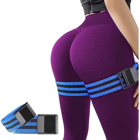 paire de bandes d'entraînement à occlusion, restriction du flux sanguin, bandages de fitness, bandes de résistance à occlusion pour la restriction du flux sanguin des jambes (1/5)