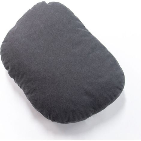 Oreiller d'appui-tête de voiture gris - Support de nuque en suédine de qualité supérieure (1/5)