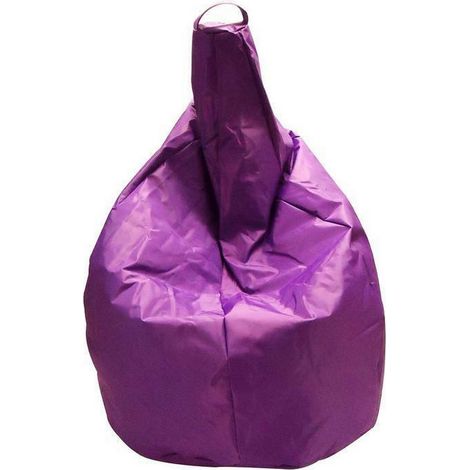 Talamo Italia Eleganter Sitzsack, lila Farbe, Maße 80 x 120 x 80 cm