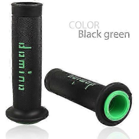 Poignées de frein universelles pour moto Domino KTM Honda Yamaha EXC XCF XCW SXF CRF YZF WRF RMZ KLX (noir et vert) (1/5)