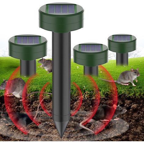 Repellente per topi a ultrasuoni, silenzioso, 4 pezzi, protezione antizanzare a ultrasuoni, controllo dei ratti, atossico, repellente per interni, dispositivo anti-topo (1/5)