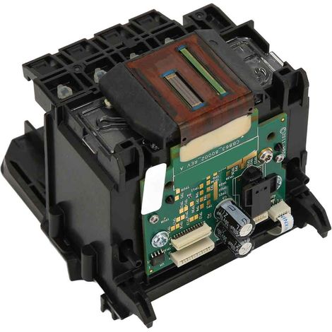 Tête d'impression ABS résistante à la décoloration et à la rouille, de remplacement pour HP933, 932, 6100 et 6600 (noire). (1/5)