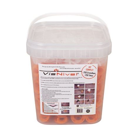 Set complet de croisillons autonivelants 1 mm Visnivel®, 250 pcs (3-23 mm) - ROKNTOOLS (1/5)