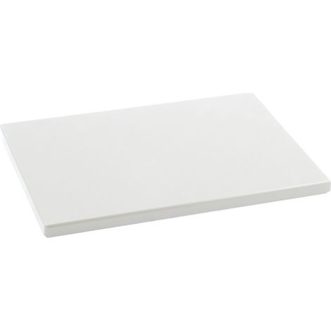 Tabla cocina polietileno pe-500 blanca 33 x 23 x 1,5 cm meta