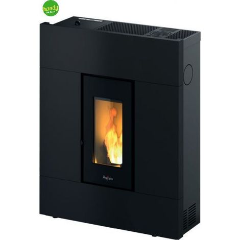 Stufa  a pellet slim aria Pegaso tabla 7 kw antracite (1/2)