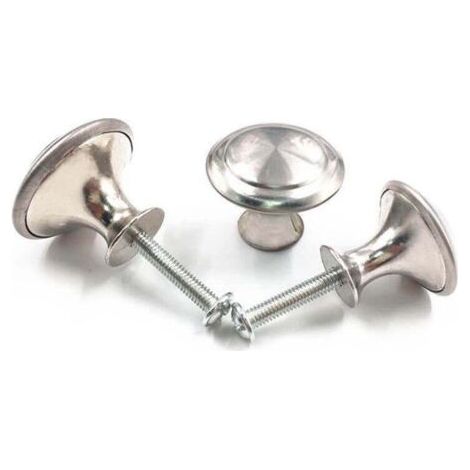 25 pièces Poignées Meuble pour,Boutons de Tiroir,Boutons Porte Rond,Poignées rondes en acier inoxydable,Postuler à Placard Armoire Cuisine, Chambre d'enfant,