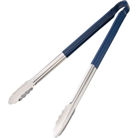 Pince de service code couleur 405mm bleue - HYGIPLAS (1/2)