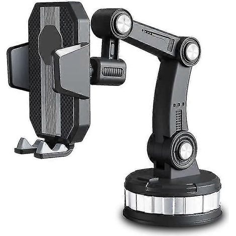 Support de téléphone de voiture avec ventouse pour pare-brise, compatible avec les téléphones portables de 4,7 à 6,8 pouces (1/4)