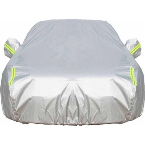Online Store Housse de voiture extérieure 190t housse de protection imperméable à l'eau, compartiment ouvert, doublure en coton respirant, protection UV berline, poussière de neige 4.151.71.5 (1/4)