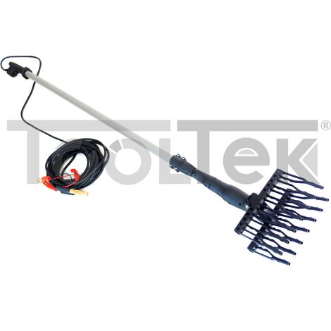 SCUOTIOLIVE ABBACCHIATORE OLIVE A BATTERIA 12V 140W ASTA TELESCOPICA (1/5)