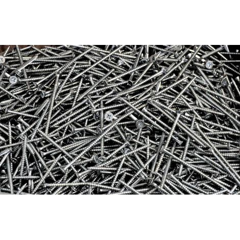 BURI 2500-3000 Holzschrauben 5x110mm Schraube Kreuzschlitz Spanplattenschrauben - 5.0x110 mm 2500 Stück