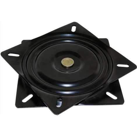 6 pouces pleine perle épaissie canapé fer table tournante table à manger noir plateau tournant universel rotatif fauteuil roulant TV plateau tournant (Perle pleine de 1541.5mm/6 pouces)