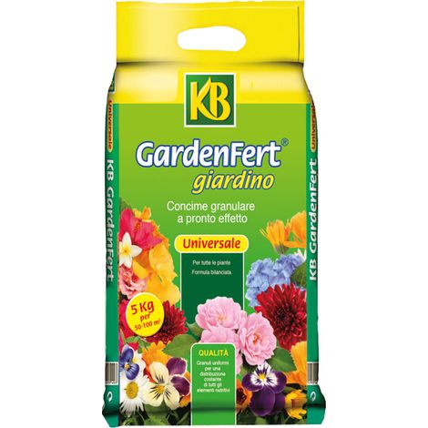 CONCIME GRANULARE UNIVERSALE 'GARDENFERT GIARDINO 12-12-12' Kg. 5 - KB