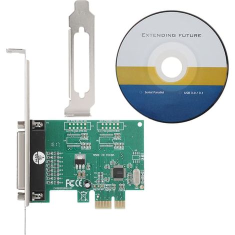 Adaptateur convertisseur d'imprimante DB25 LPT à port parallèle vers carte PCI-E Express (1/5)
