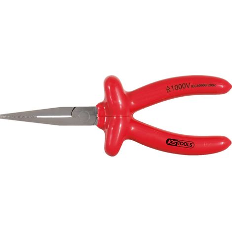 KS Tools 1000V Flachzange, lange Backen, 160mm - 117.1289 (1/4)