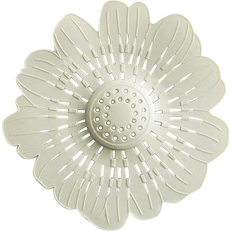 Filtre de siphon de sol indispensable pour lavabo et baignoire - Protection anti-obstruction pour cheveux et autres cheveux (Vert, Taille unique) (1/4)