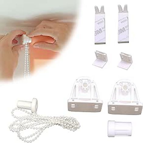 Universeller Zugkopf für 17-mm-Rollos, Vorhanghebe-Steuerkopf und Kugelzug. (1/5)