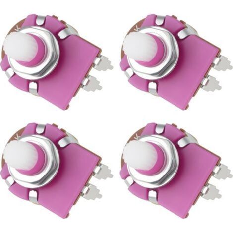 Satz mit 4 einstellbaren Potentiometern B500K 2-polig 29 mm für Tischlampendimmer (1/5)